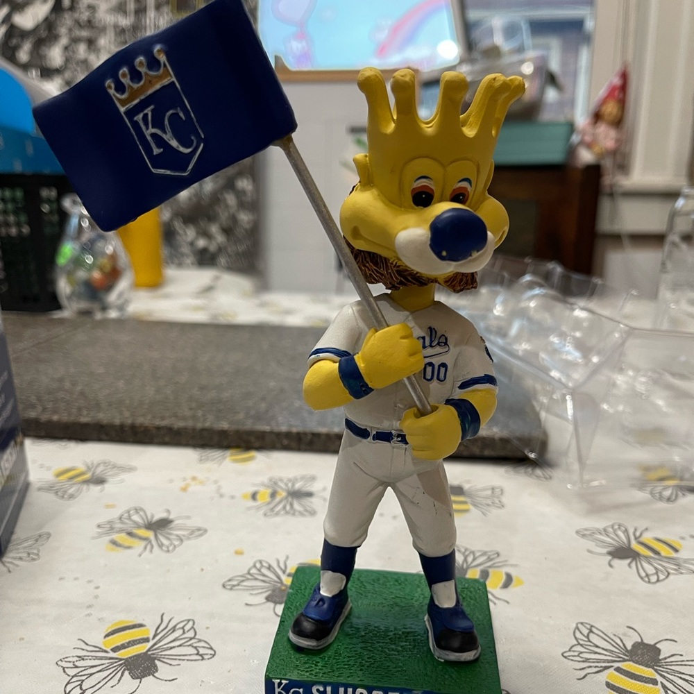 Kansas City Royals Mascot Sluggerrr Bobble Head W/ Box